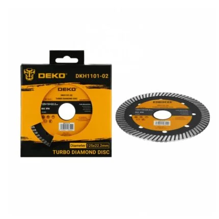 Διαμαντόδισκος Κοπής TURBO Φ125 DEKO DKH1101-02