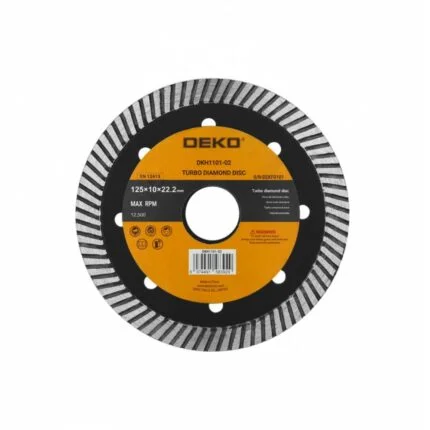 Διαμαντόδισκος Κοπής TURBO Φ125 DEKO DKH1101-02