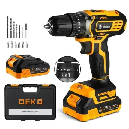 Deko DKCD20ID01-10S3 Κρουστικό Δραπανοκατσάβιδο Μπαταρίας 20V