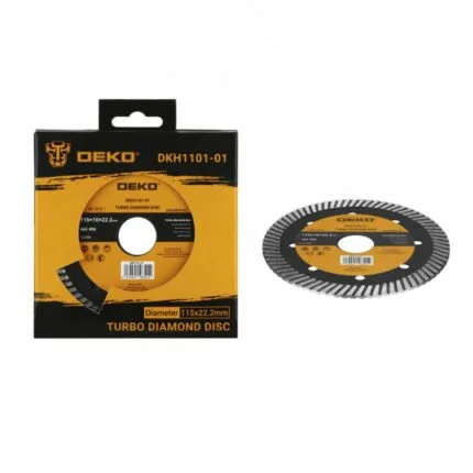 Διαμαντόδισκος Κοπής TURBO DEKO Φ115 DKH1101-01