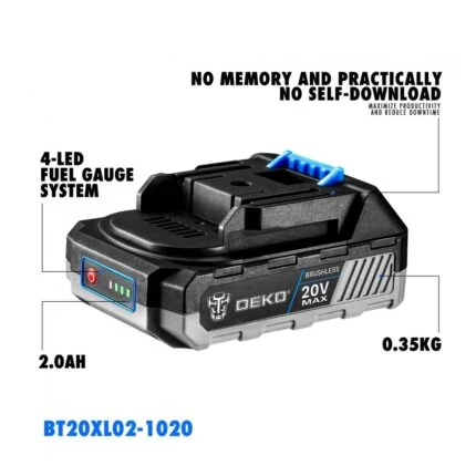 Μπαταρία 2.0Αh Για Brushless Εργαλεία BT20XL02-1020