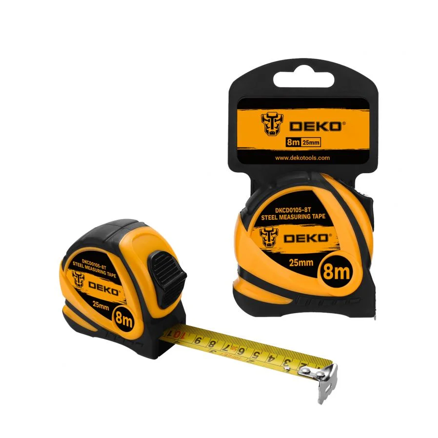 Μέτρο 8mX25mm DEKO DKCD0105-8T