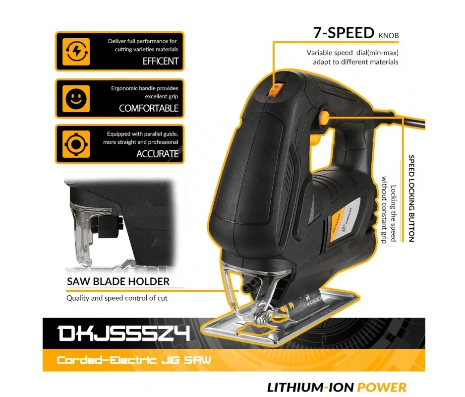 Ηλεκτρική Σέγα 500W DEKO DKJS55Z4
