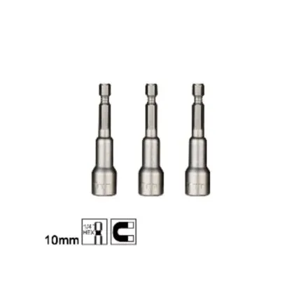 Σετ 3 Τεμ Μαγνητικών Καρυδιών 10mm DEKO DKA1210-3